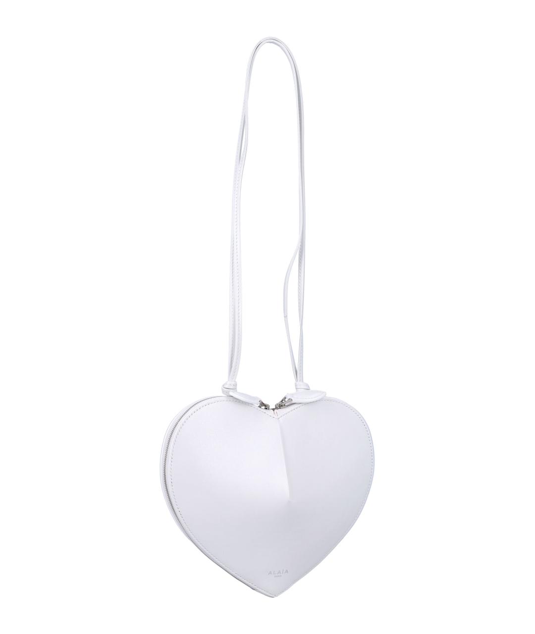 ALAIA Белая кожаная сумка через плечо, фото 2