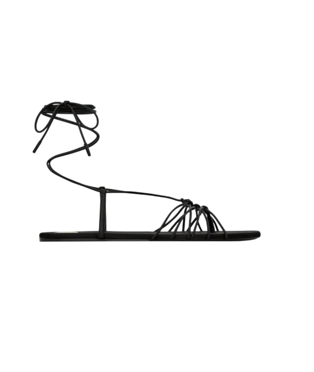 SAINT LAURENT Черные сандалии, фото 1