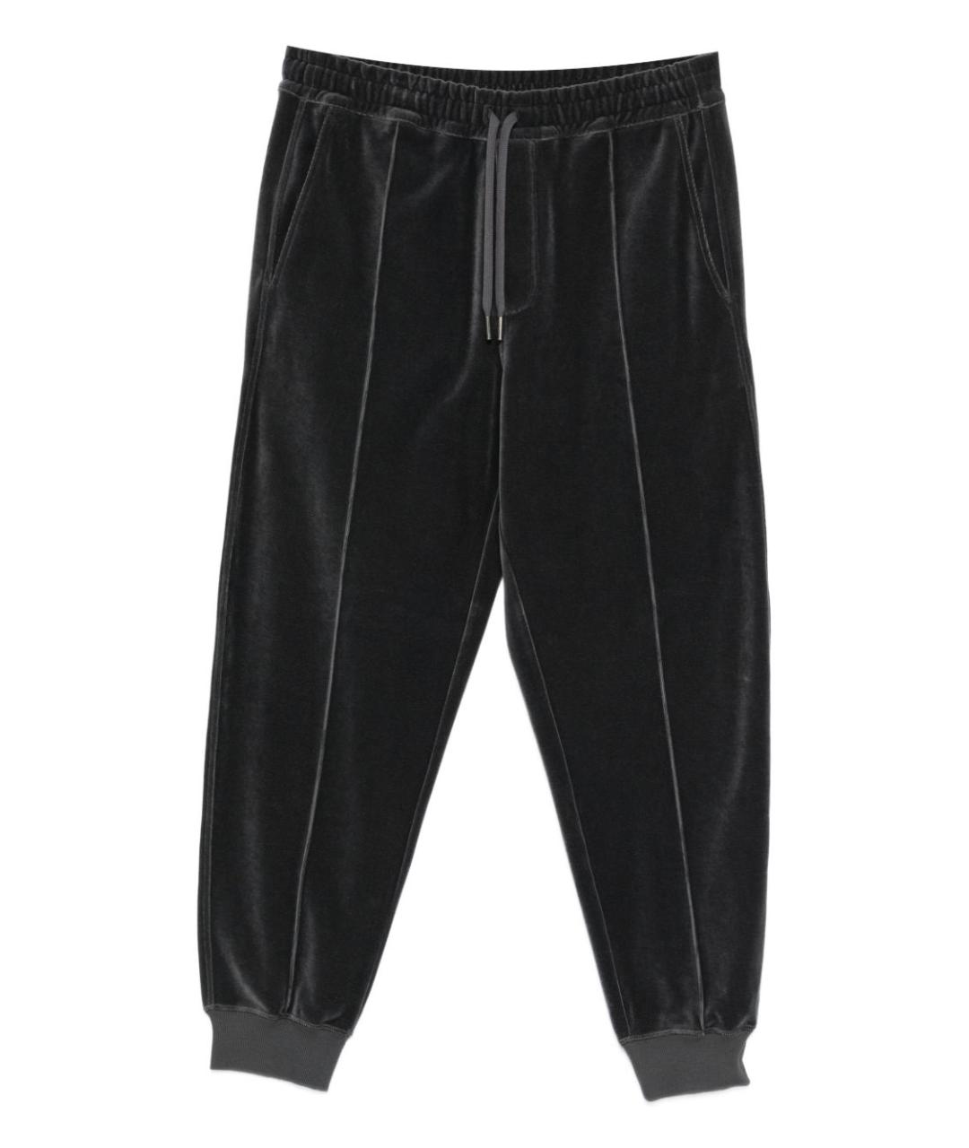 TOM FORD Серые хлопковые повседневные брюки, фото 1