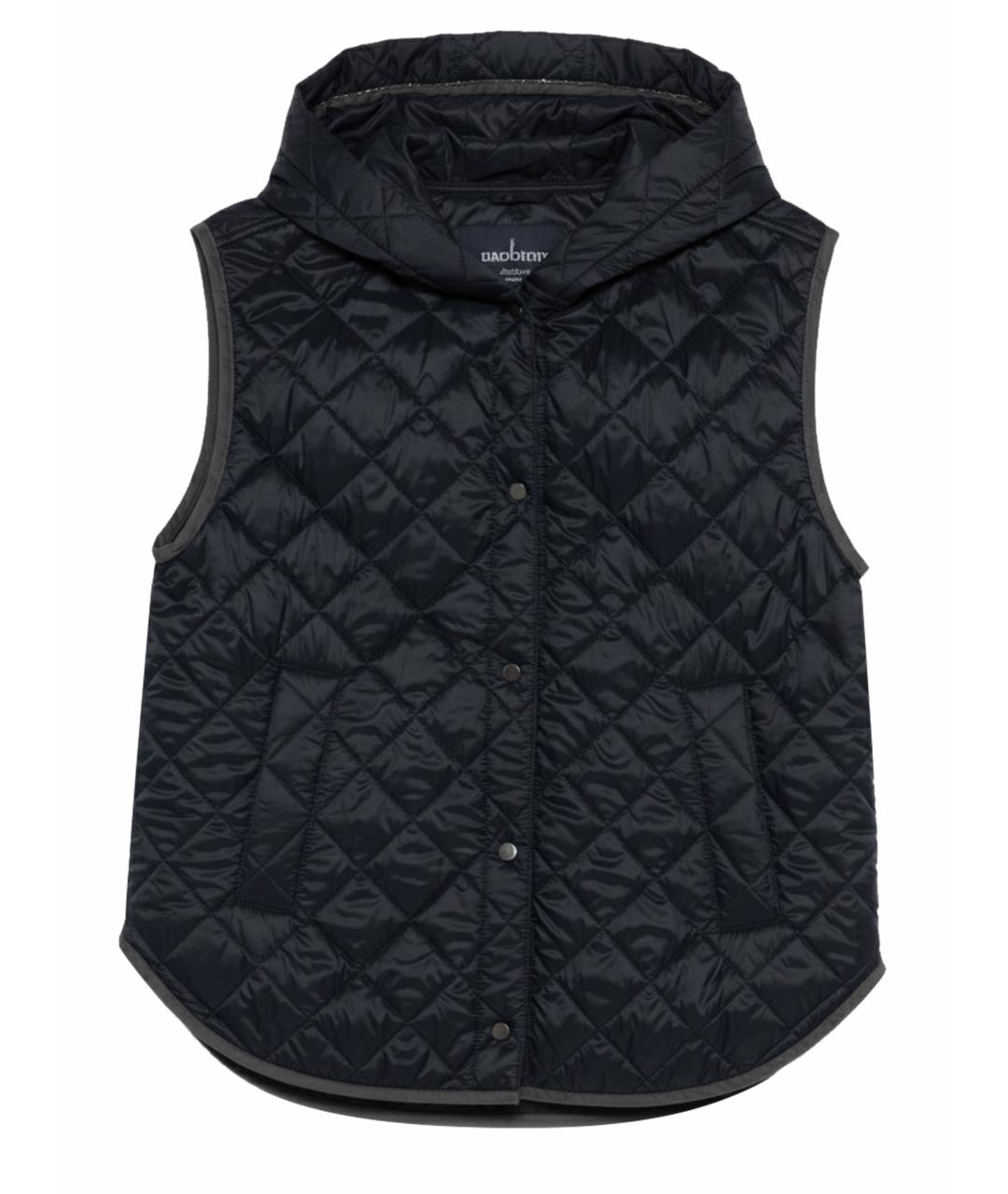 BRUNELLO CUCINELLI Темно-синий полиамидовый жилет, фото 1