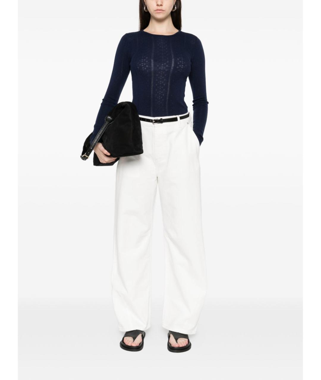 HERSKIND Синий шерстяной джемпер / свитер, фото 5