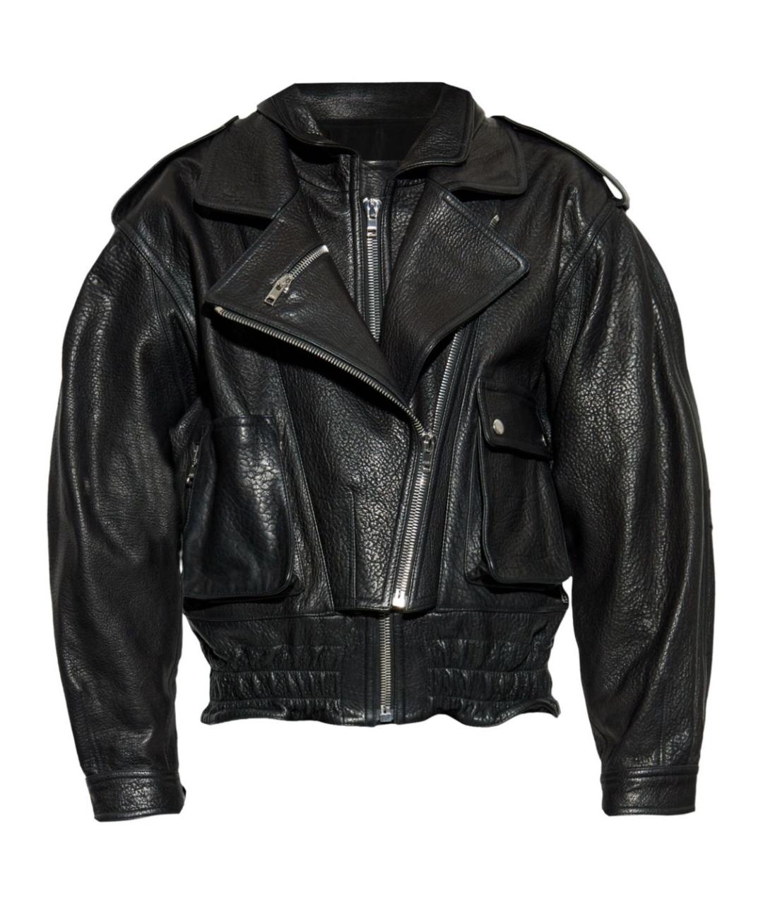 ISABEL MARANT Черная кожаная куртка, фото 1