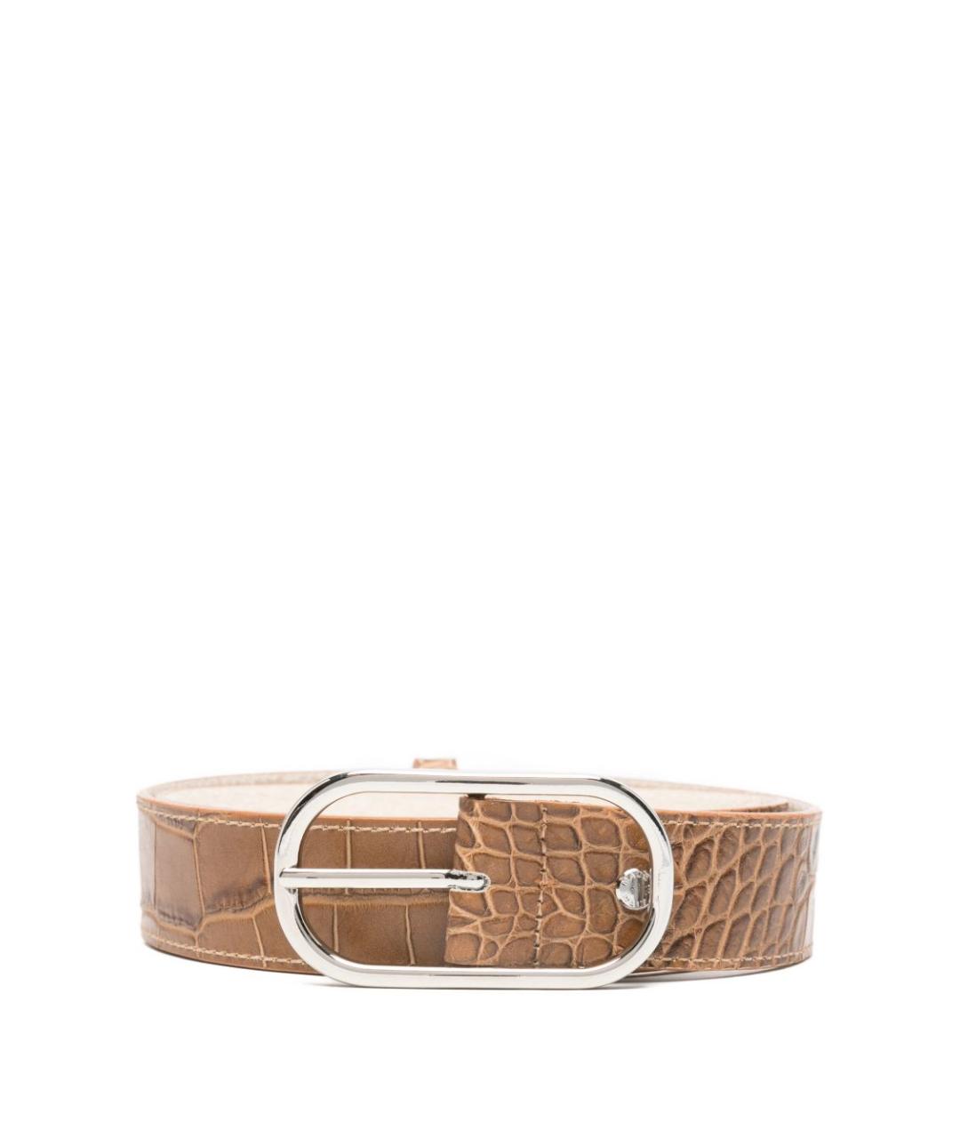 HERSKIND Бежевый кожаный ремень, фото 1