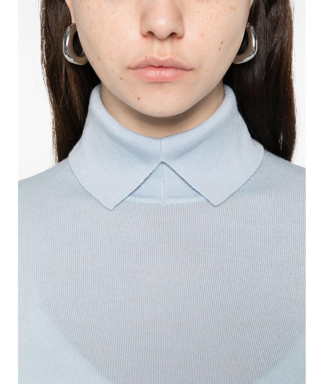 HERSKIND Голубой шерстяной джемпер / свитер, фото 2