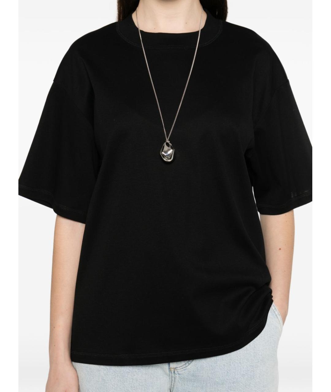 HERSKIND Черная хлопковая футболка, фото 4