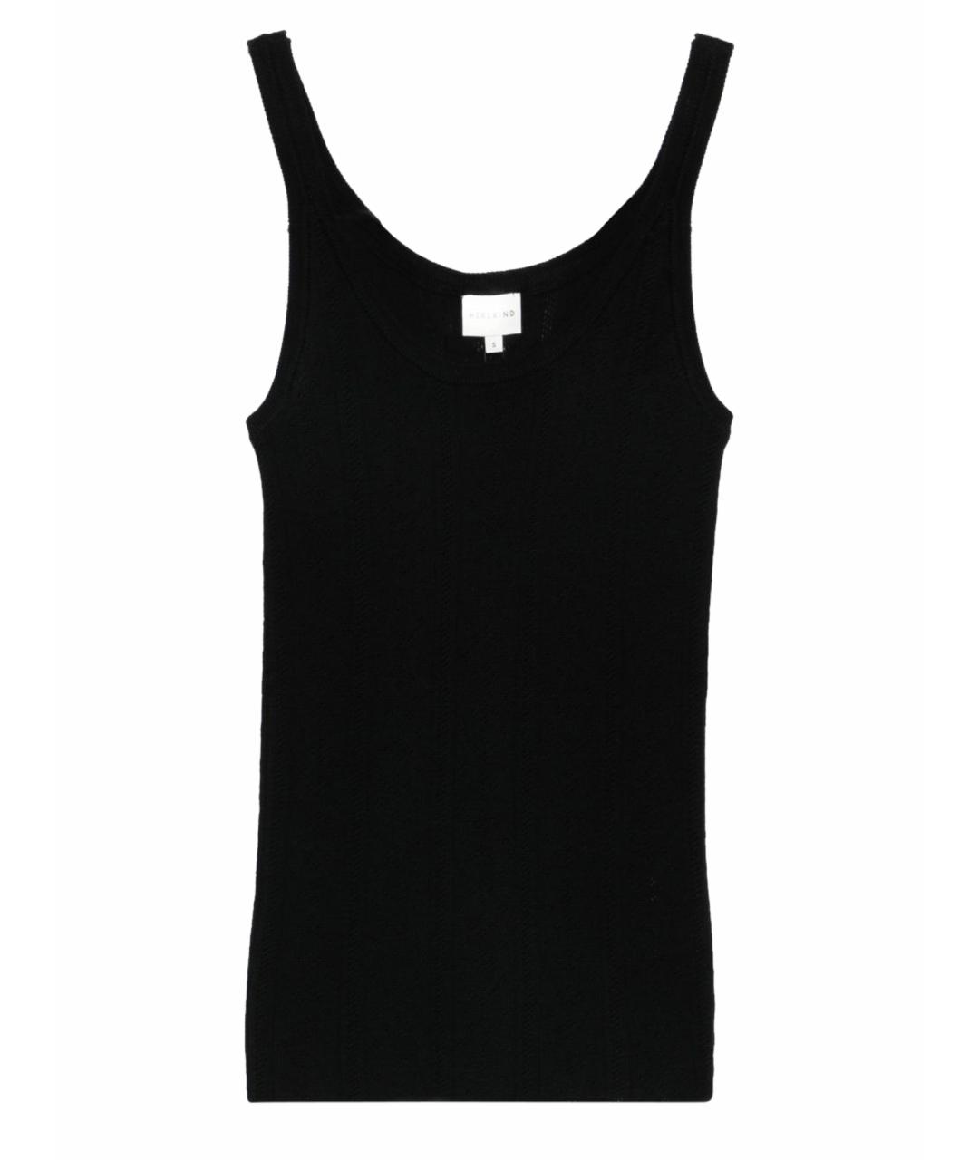 HERSKIND Черная шерстяная майка, фото 1