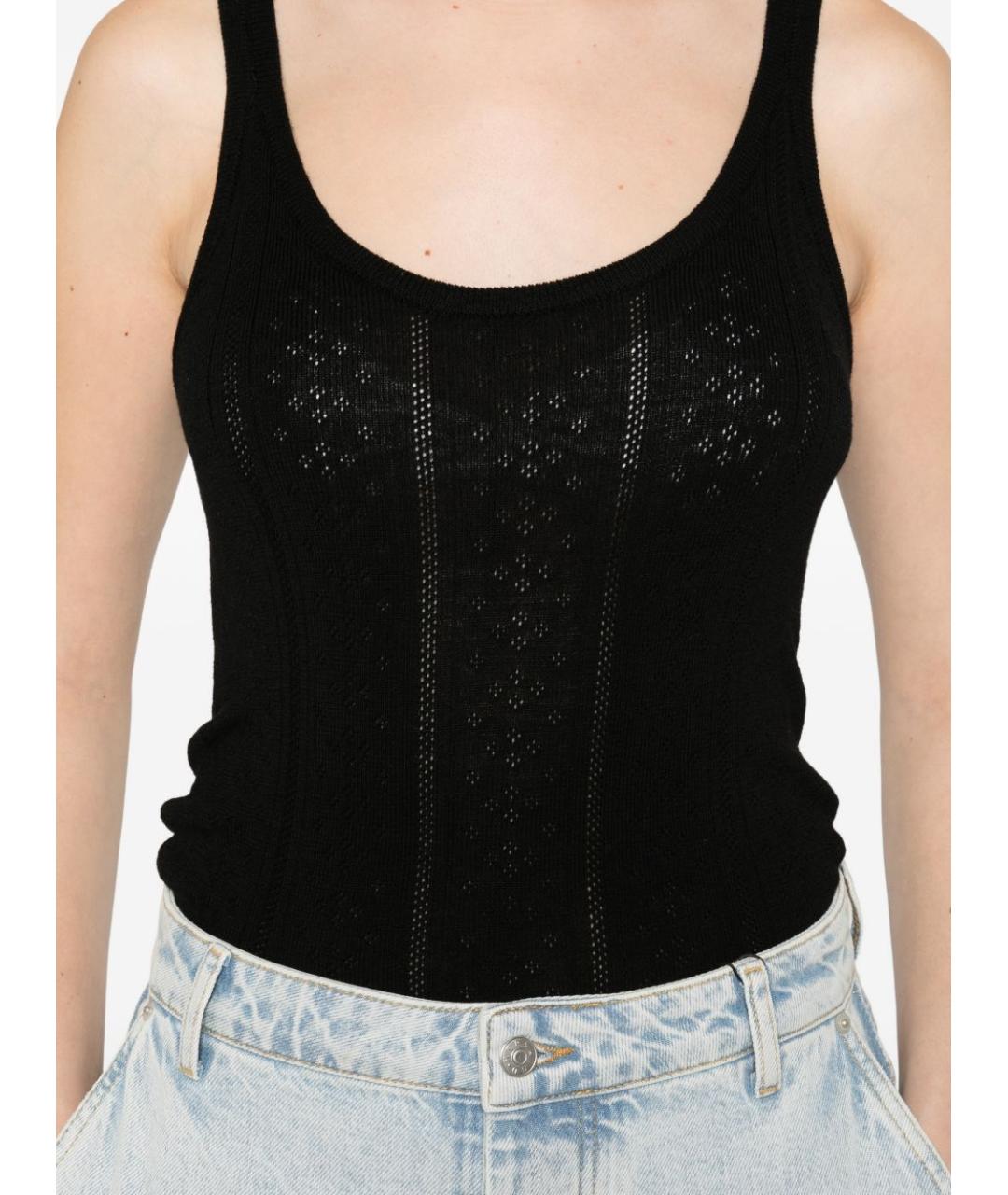 HERSKIND Черная шерстяная майка, фото 5