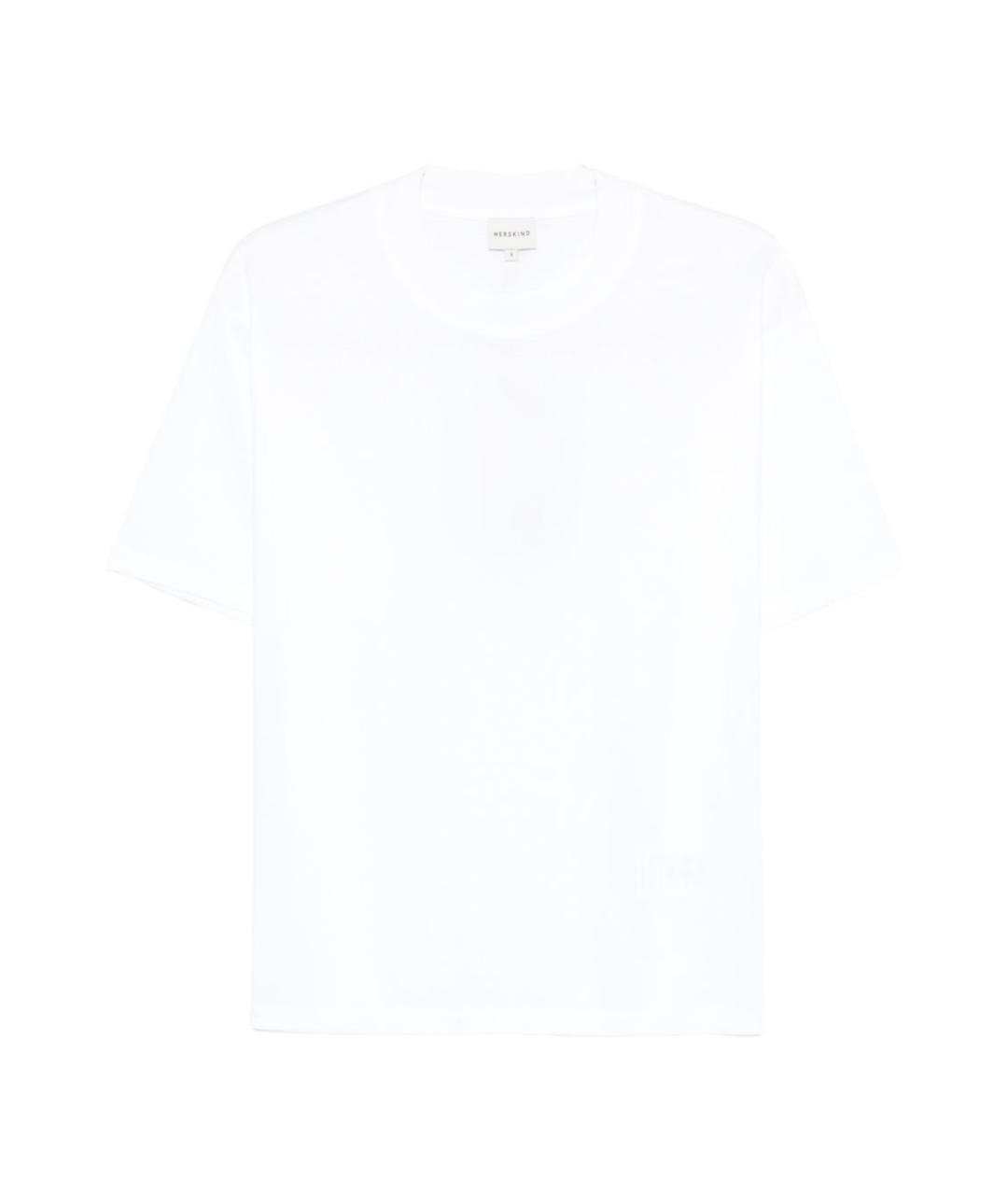 HERSKIND Белая хлопковая футболка, фото 1