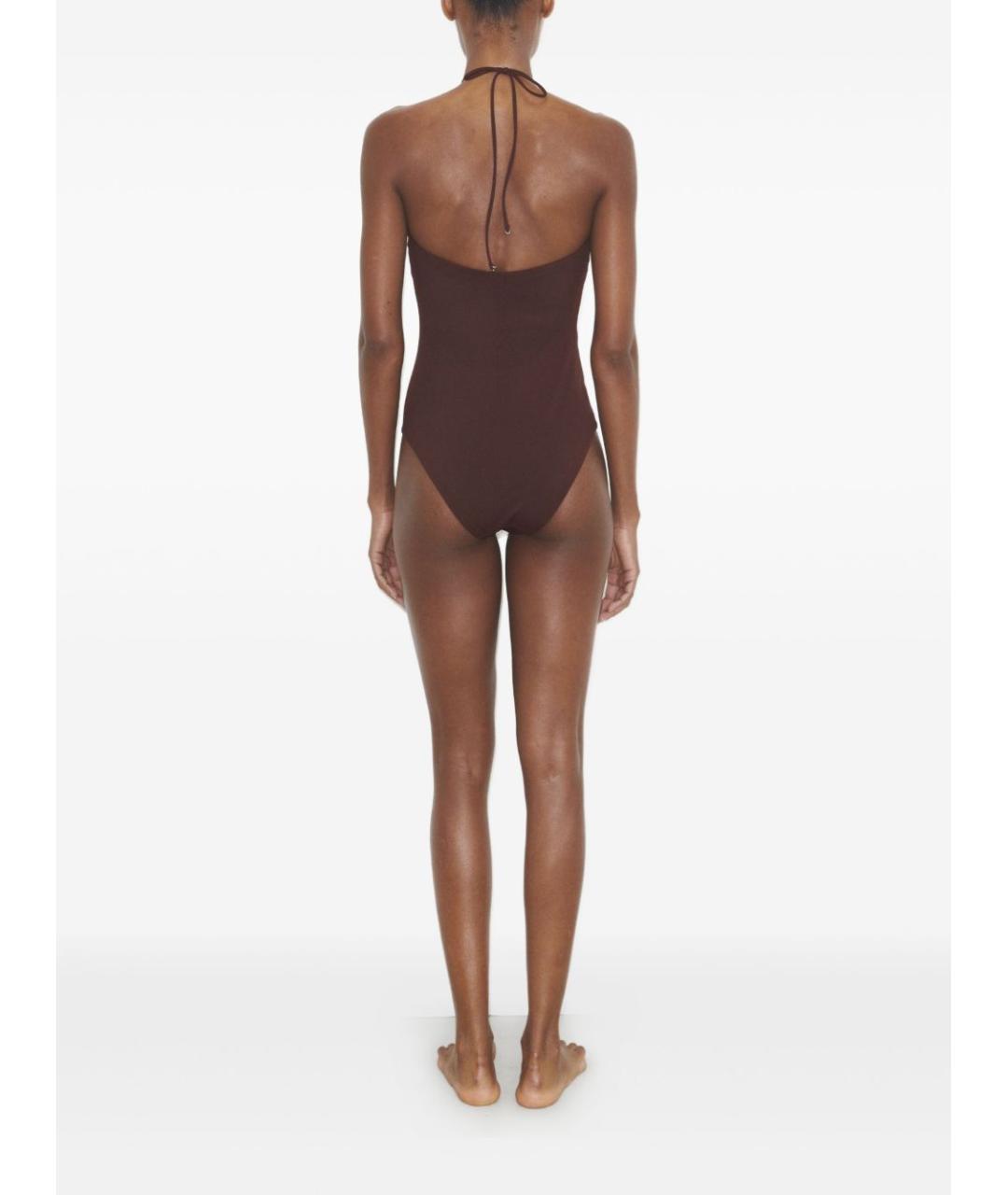 TORY BURCH Бордовый полиамидовый купальник, фото 2