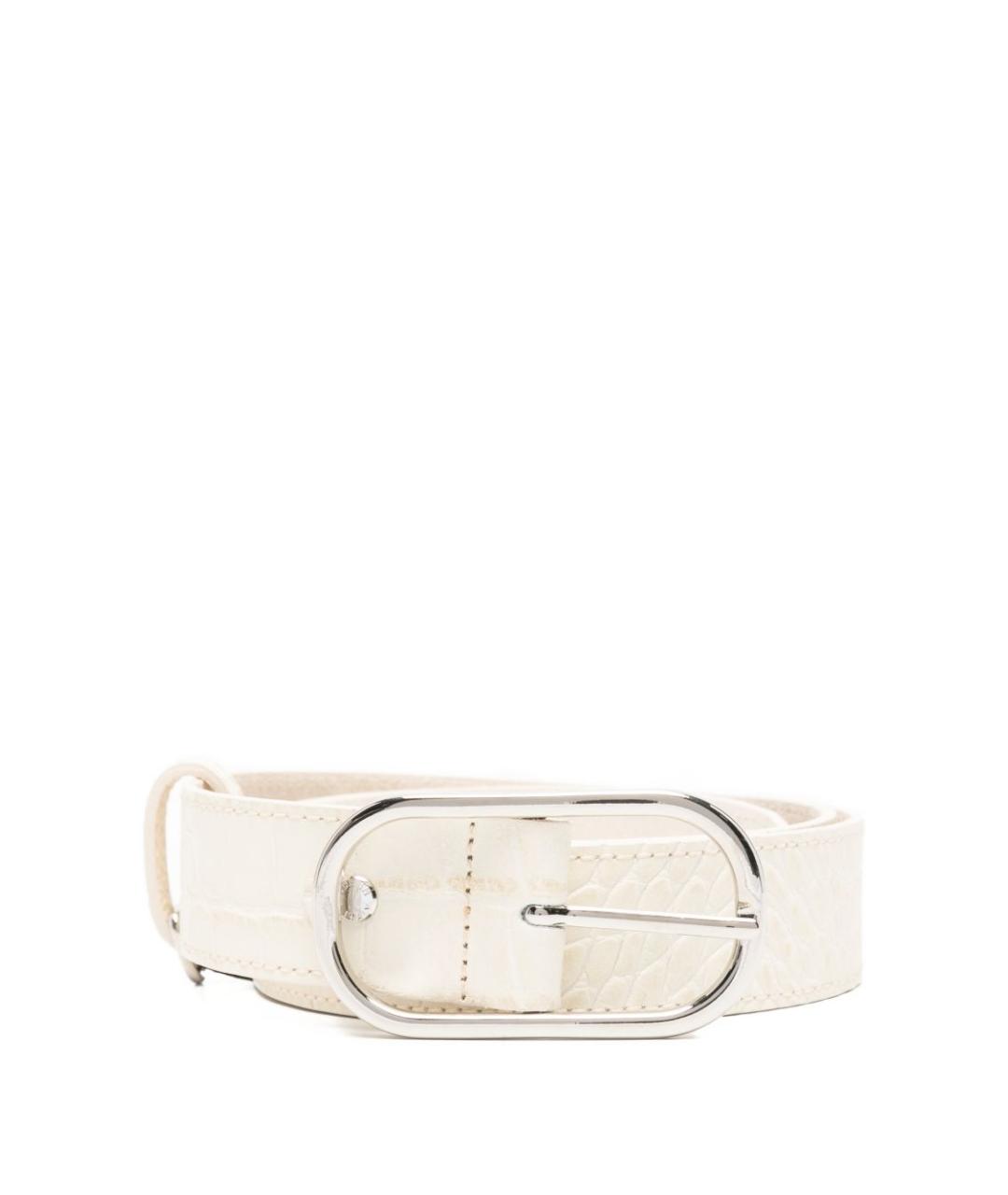 HERSKIND Белый кожаный ремень, фото 1