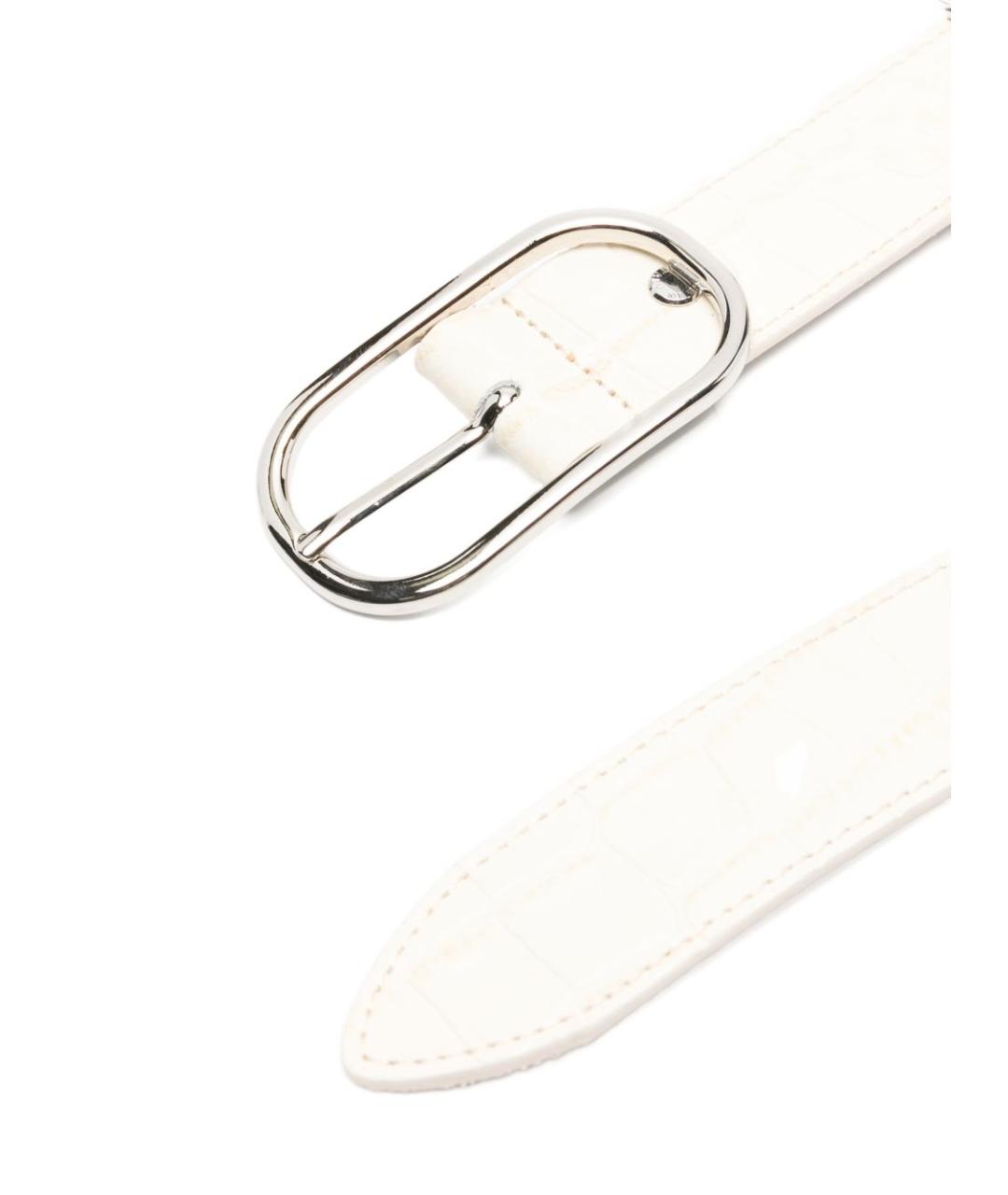HERSKIND Белый кожаный ремень, фото 2