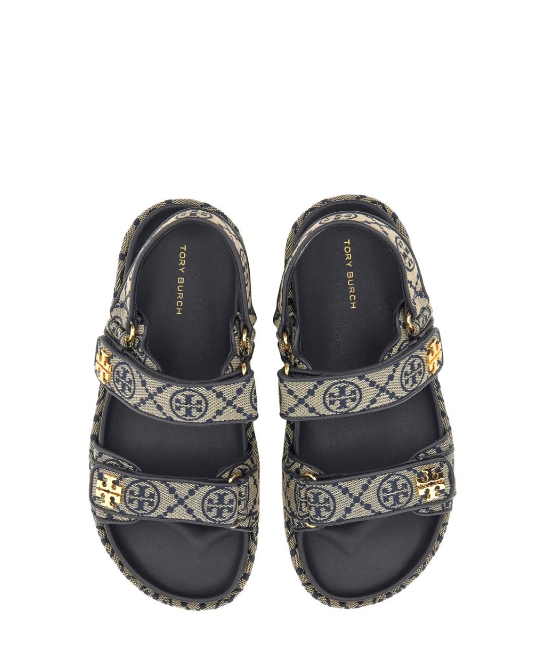 TORY BURCH Мульти текстильные сандалии, фото 5