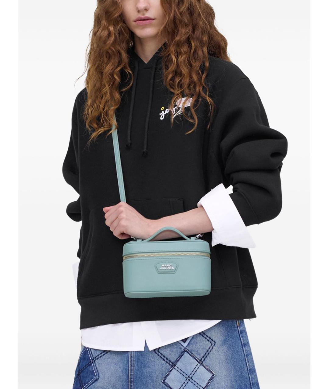 MARC JACOBS Голубая кожаная сумка через плечо, фото 2