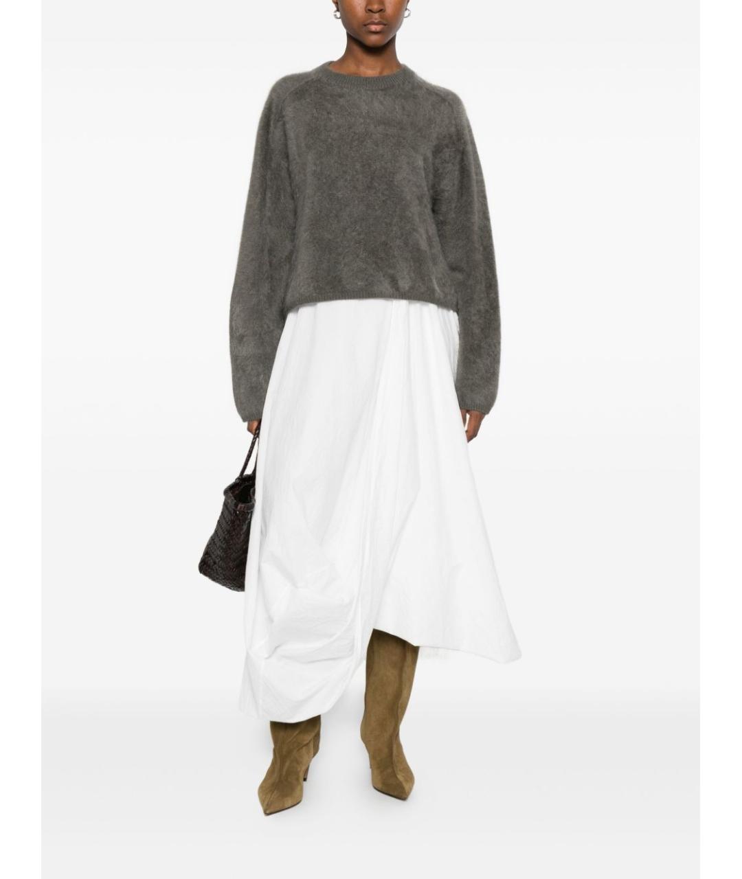 SOFT GOAT Зеленый кашемировый джемпер / свитер, фото 2