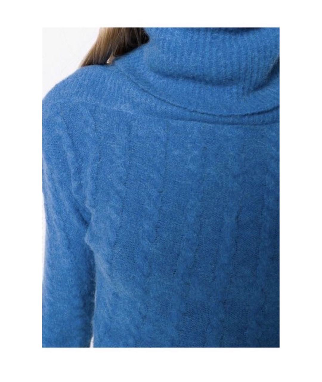 JACQUEMUS Голубой шерстяной джемпер / свитер, фото 5