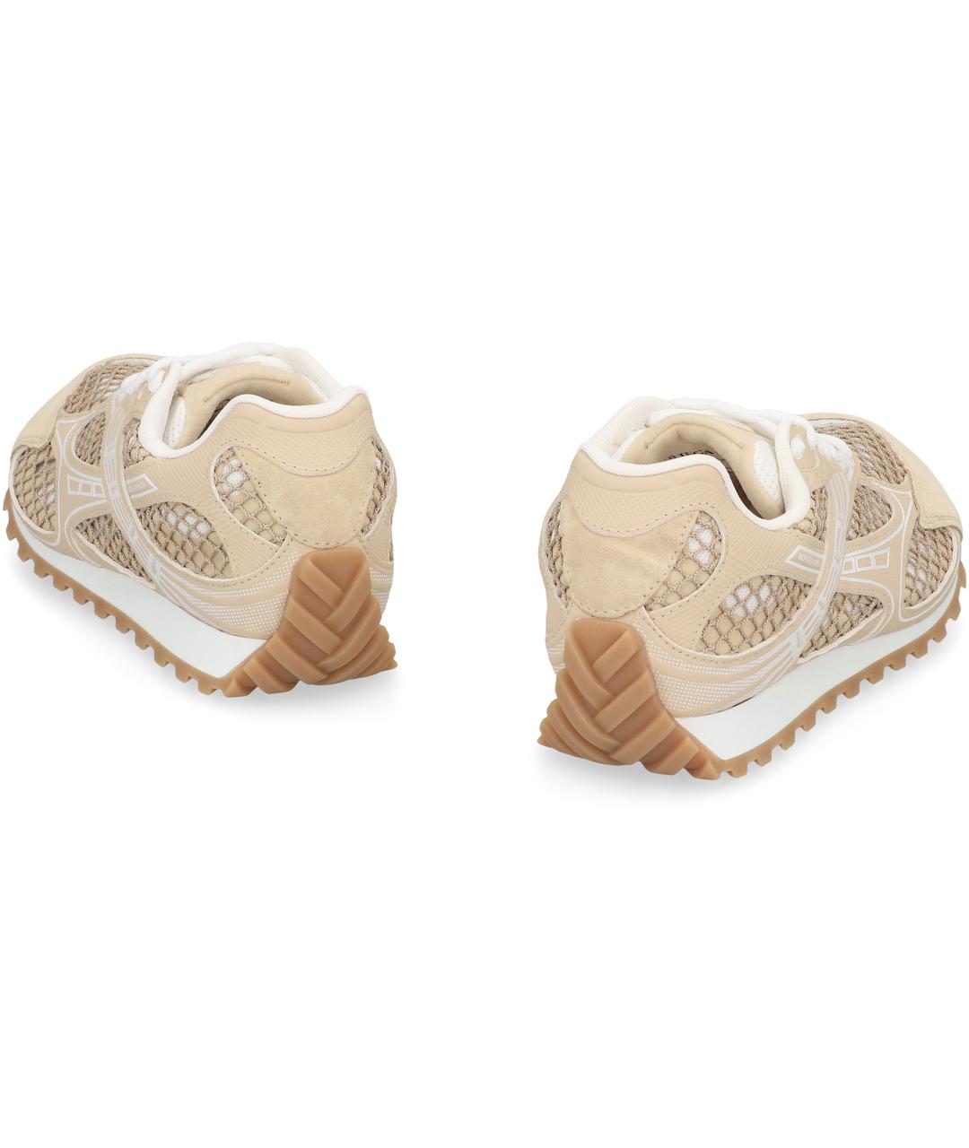 BOTTEGA VENETA Бежевые кроссовки, фото 4