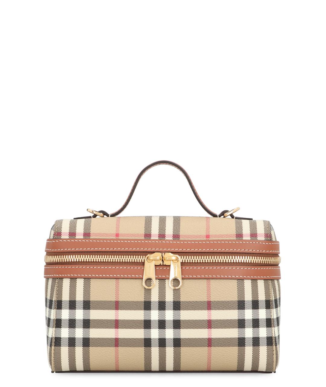 BURBERRY Бежевая сумка с короткими ручками, фото 1