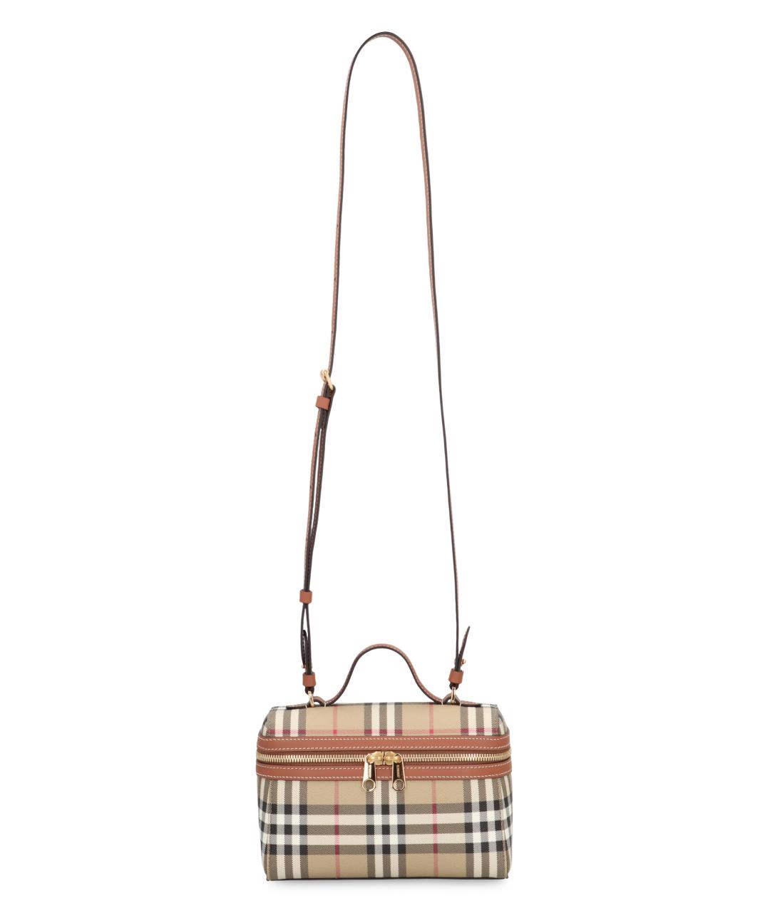 BURBERRY Бежевая сумка с короткими ручками, фото 5