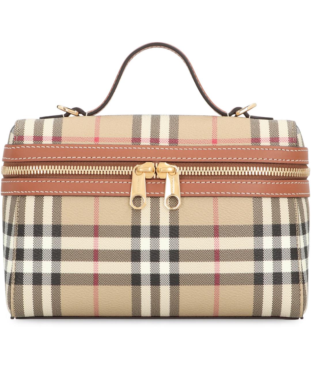 BURBERRY Бежевая сумка с короткими ручками, фото 2