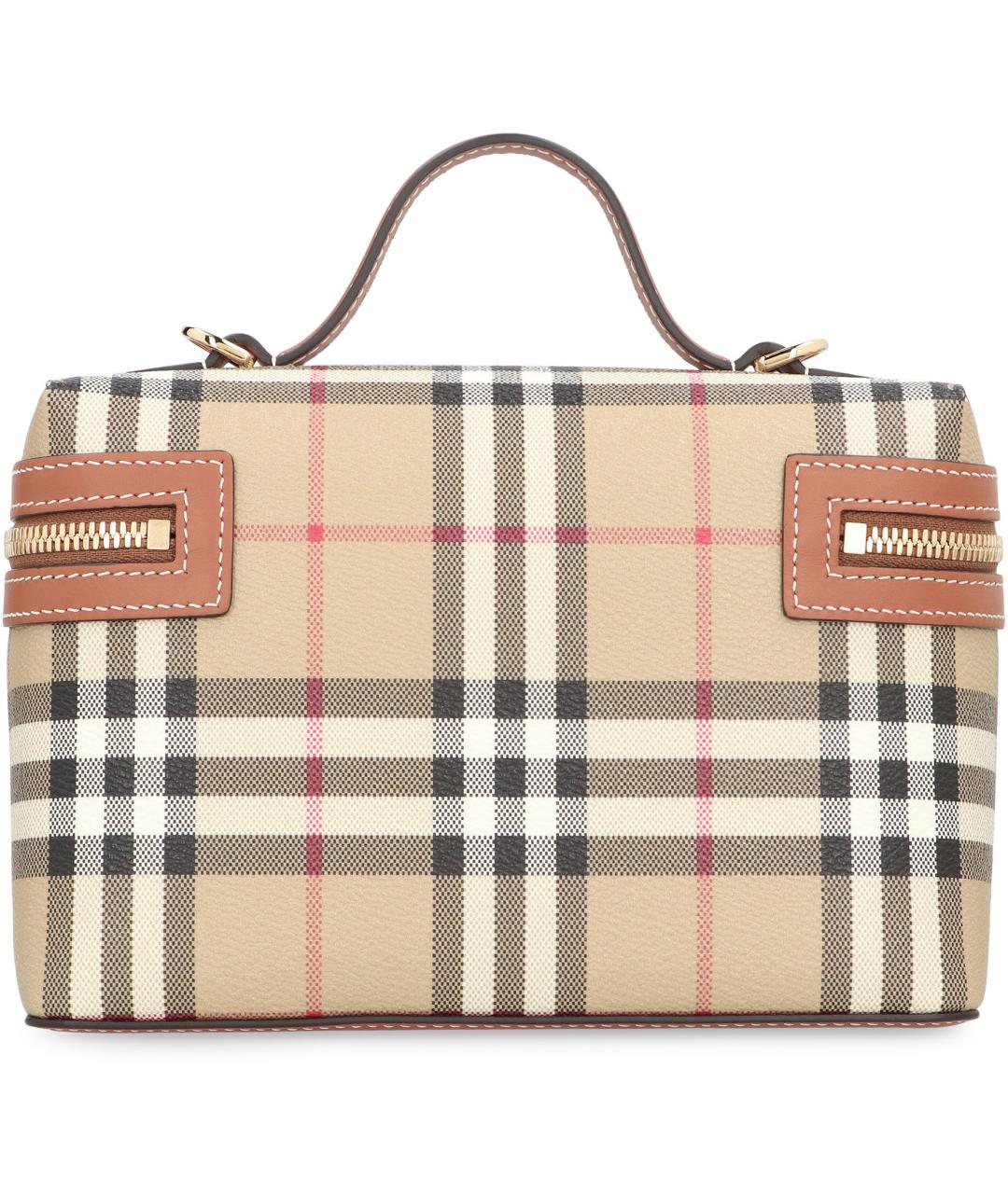 BURBERRY Бежевая сумка с короткими ручками, фото 4