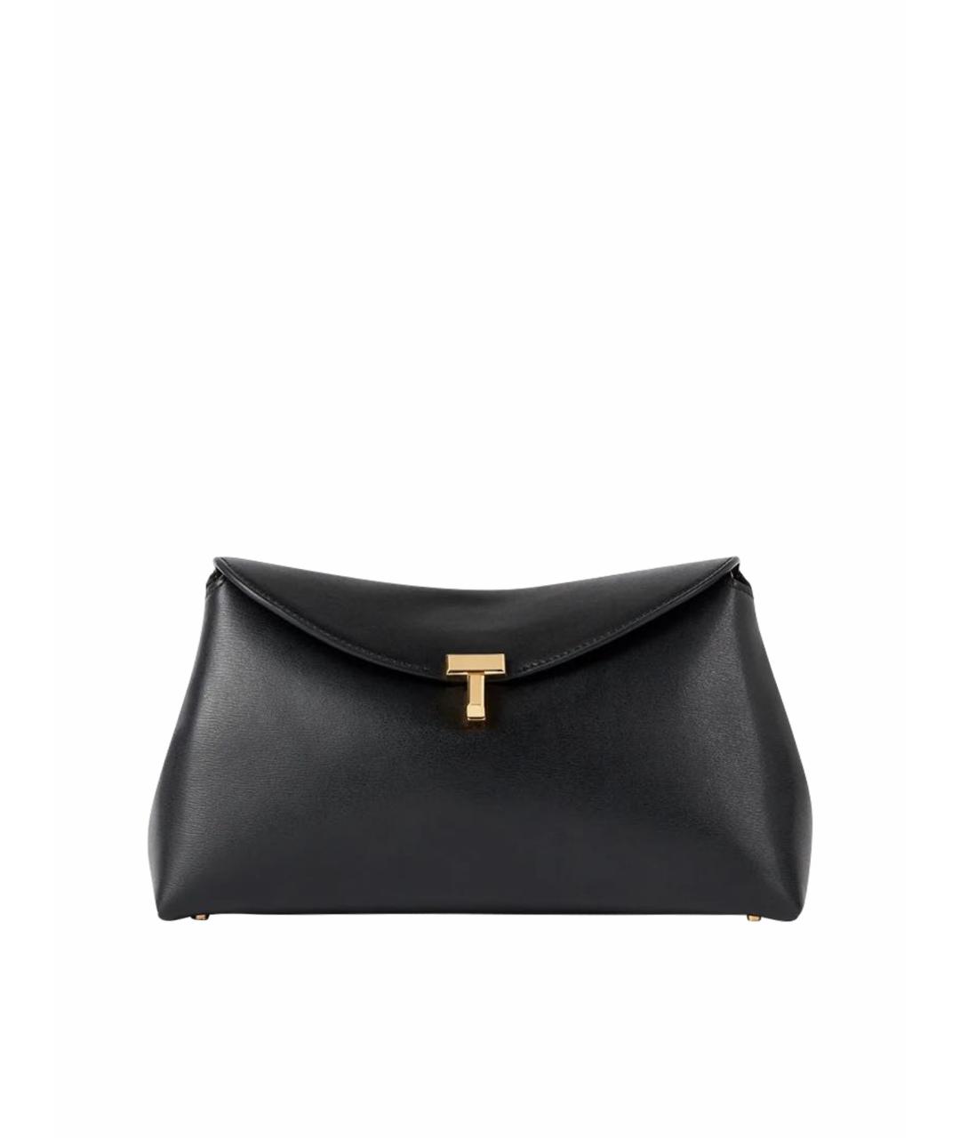 TOTEME Черная кожаная сумка через плечо, фото 1