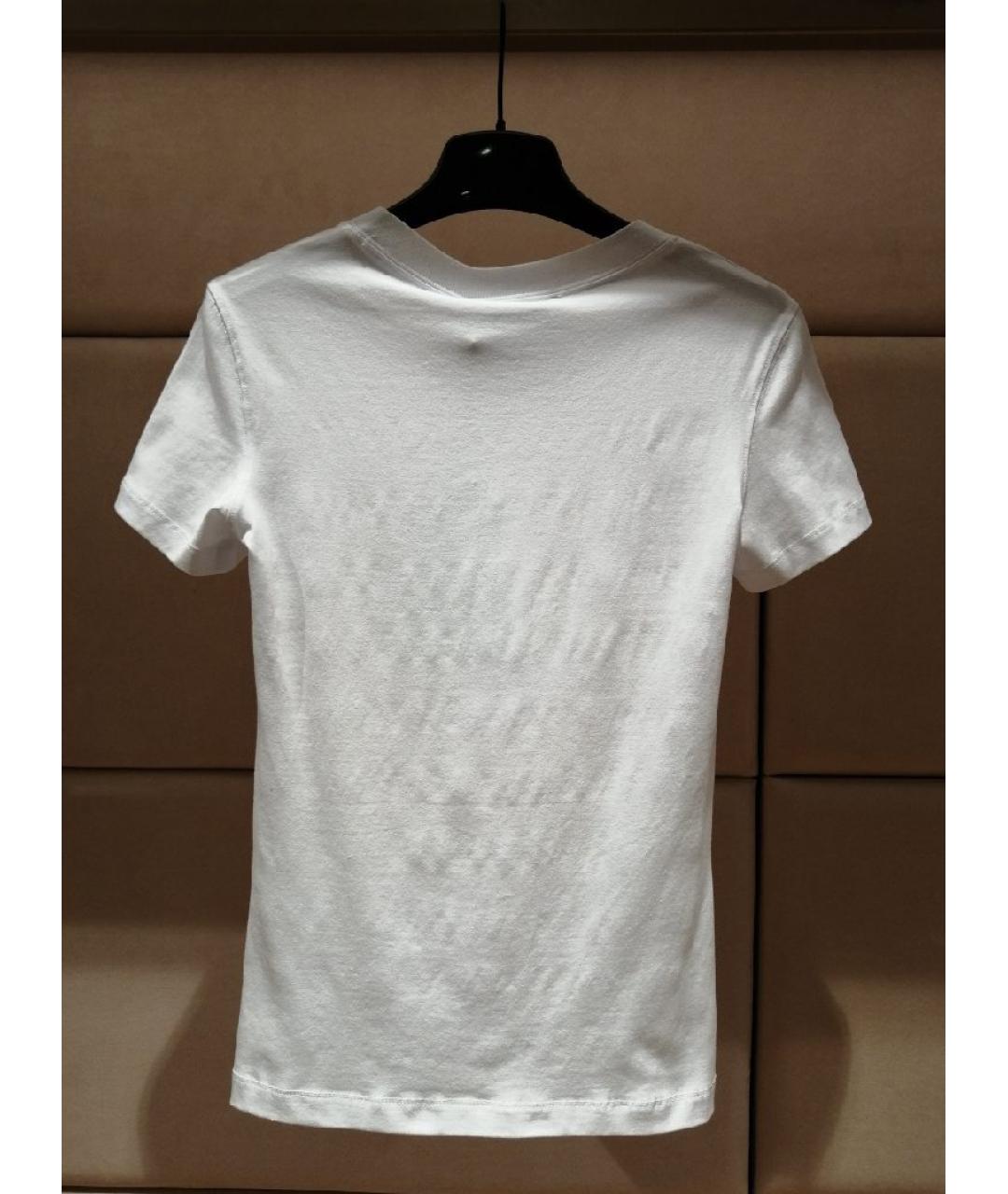 VERSACE JEANS COUTURE Белая хлопковая футболка, фото 2