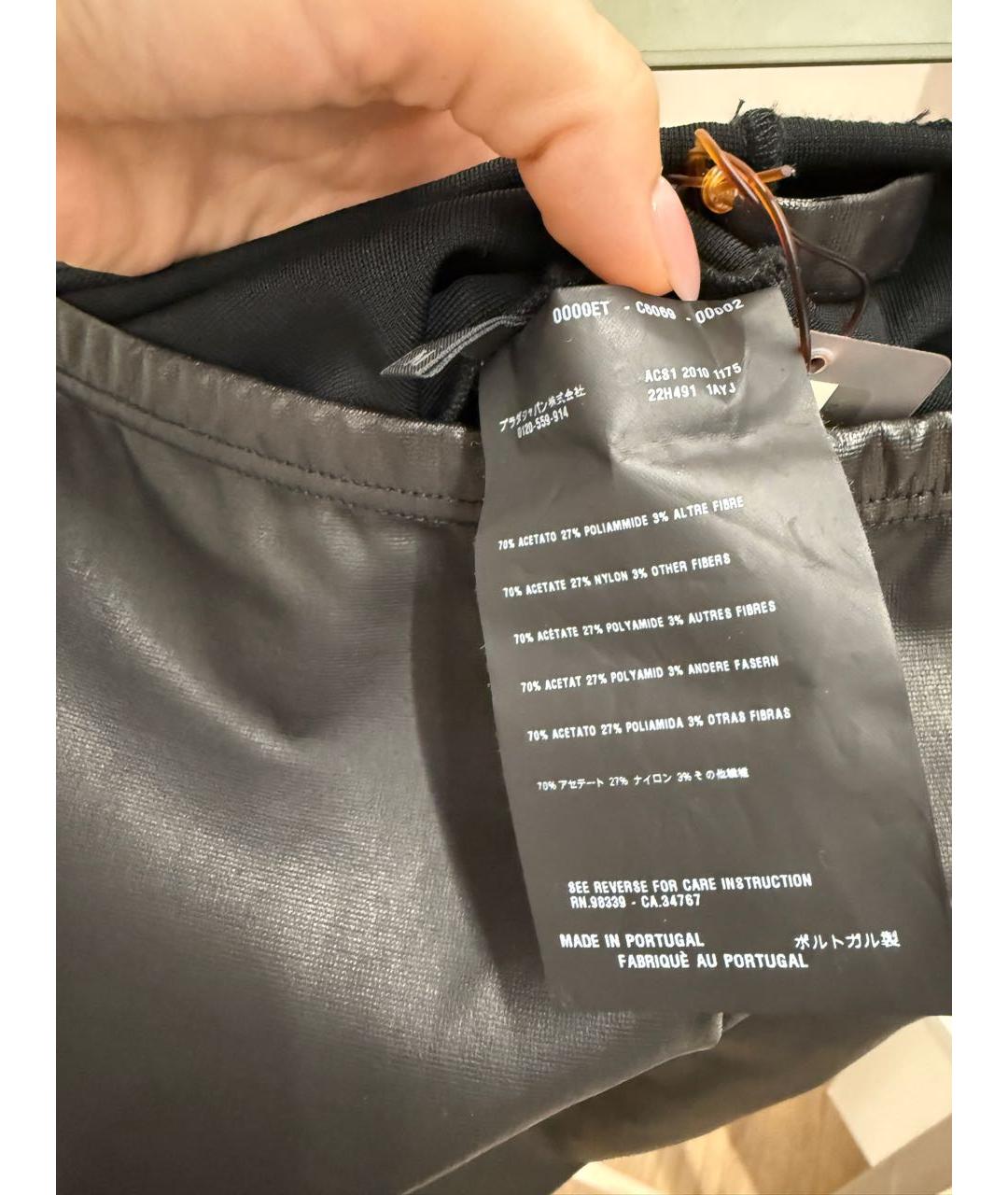 PRADA Коричневые полиэстеровые леггинсы и велосипедки, фото 6