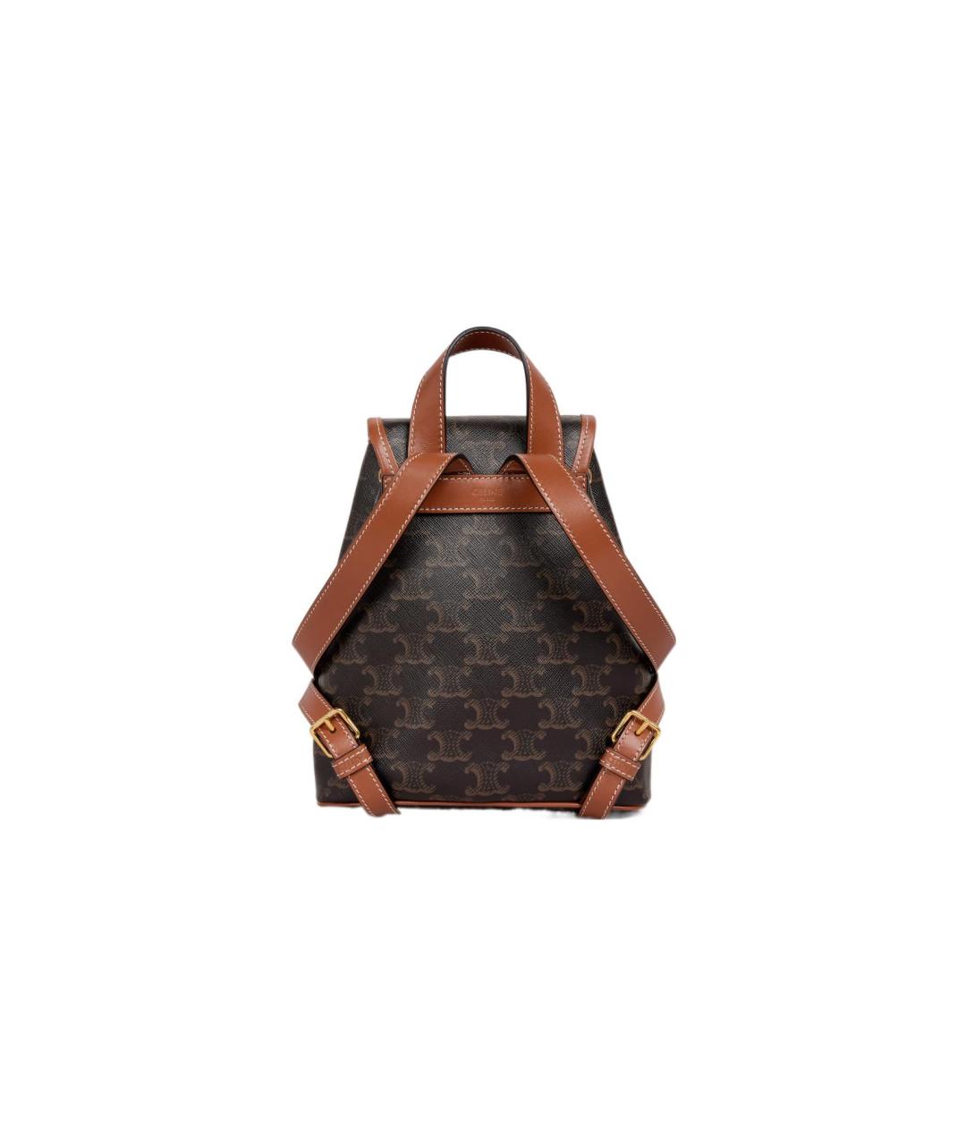 CELINE Коричневый рюкзак, фото 2