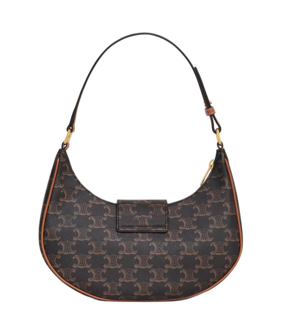 CELINE Коричневая сумка через плечо, фото 3