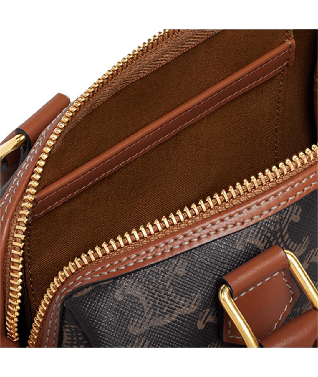 CELINE Коричневая сумка через плечо, фото 4