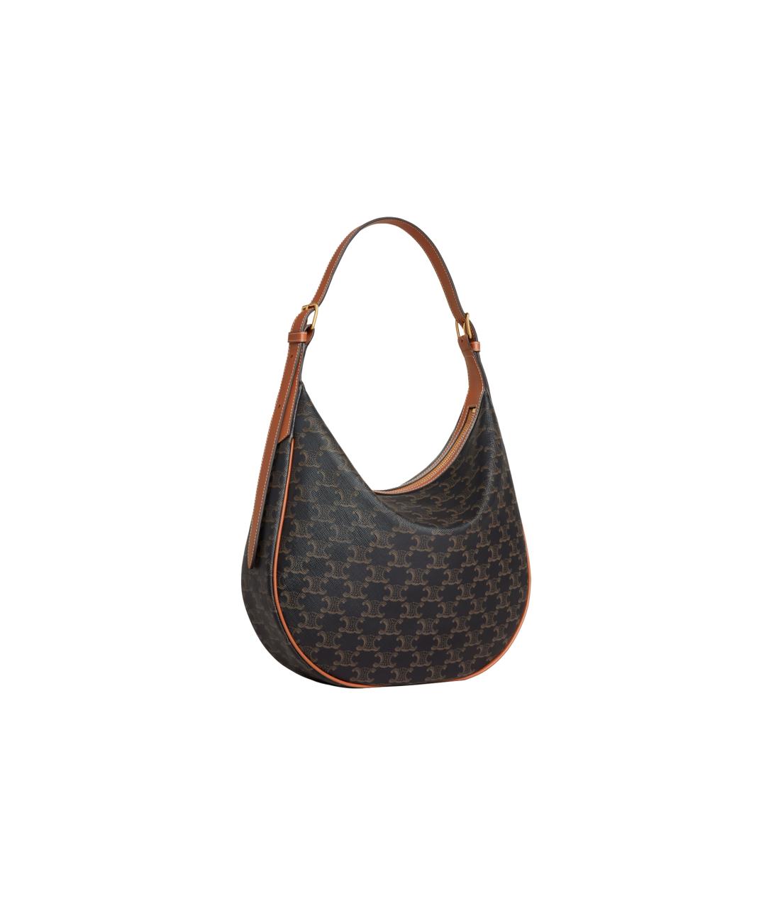 CELINE Коричневая сумка через плечо, фото 3