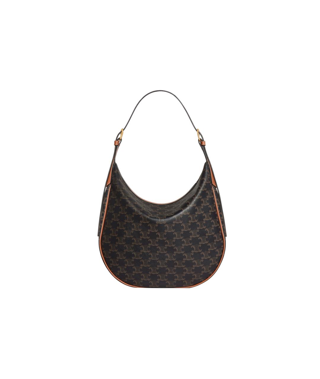 CELINE Коричневая сумка через плечо, фото 4