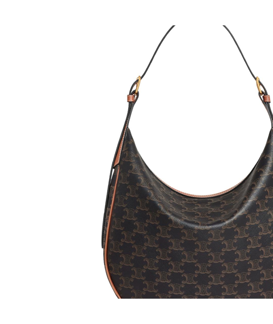 CELINE Коричневая сумка через плечо, фото 6