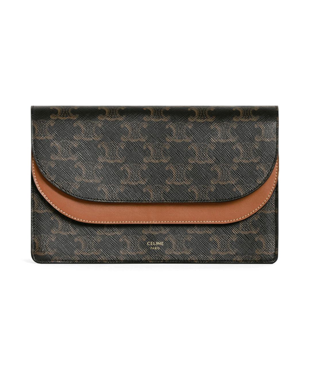 CELINE Коричневая сумка через плечо, фото 1