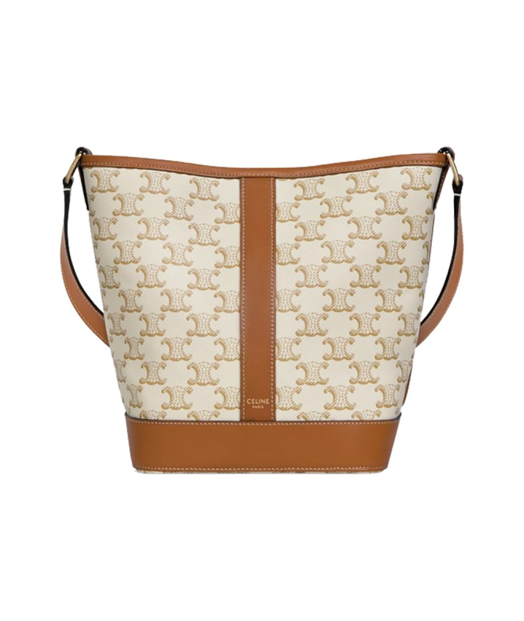 CELINE Бежевая сумка через плечо, фото 1