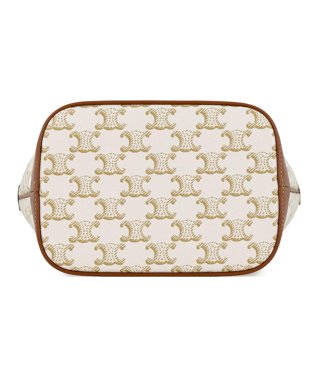 CELINE Бежевая сумка через плечо, фото 4