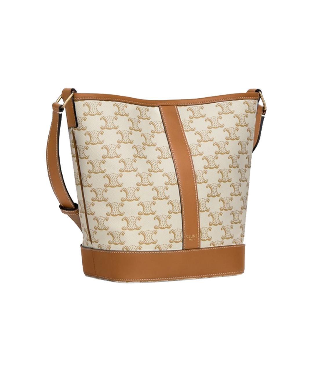 CELINE Бежевая сумка через плечо, фото 2