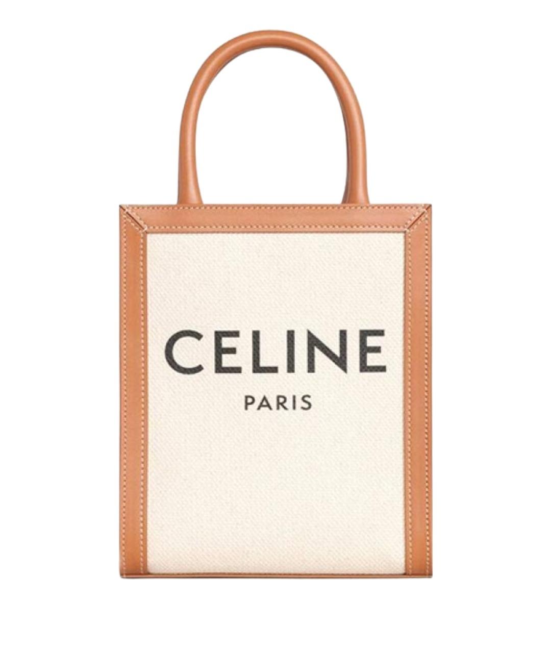 CELINE Бежевая сумка через плечо, фото 1