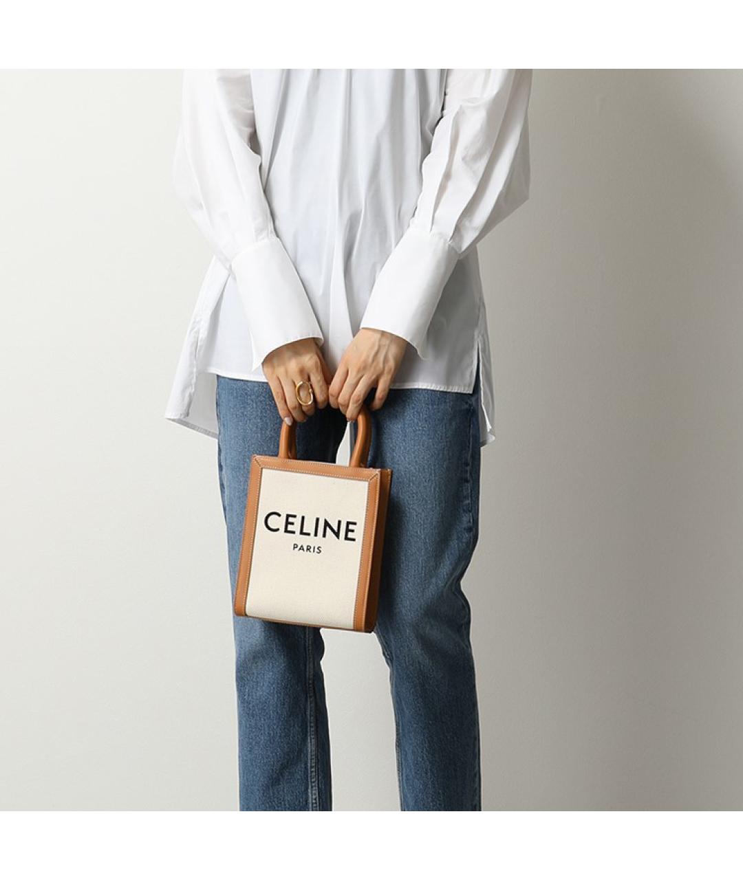 CELINE Бежевая сумка через плечо, фото 7