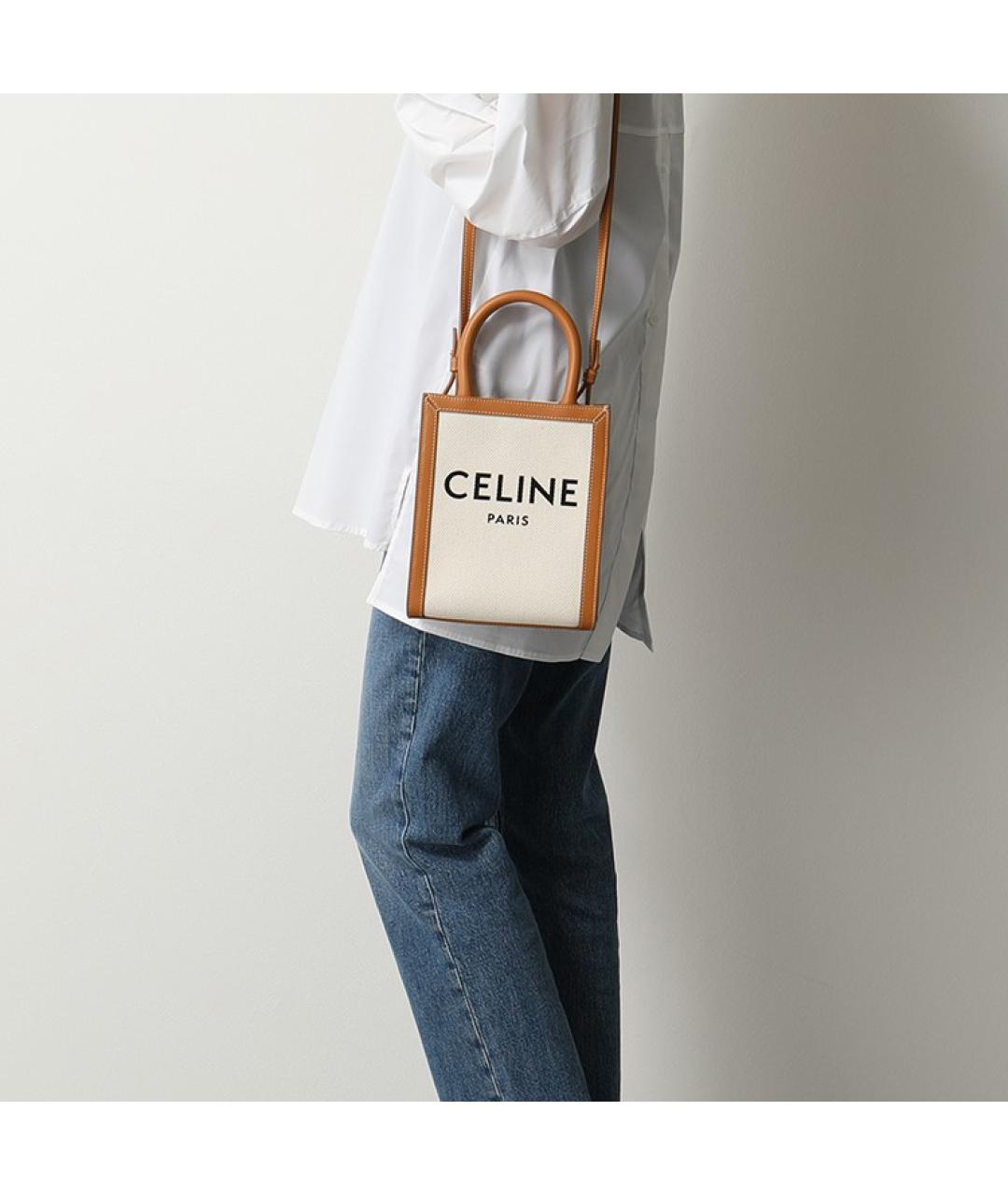 CELINE Бежевая сумка через плечо, фото 6