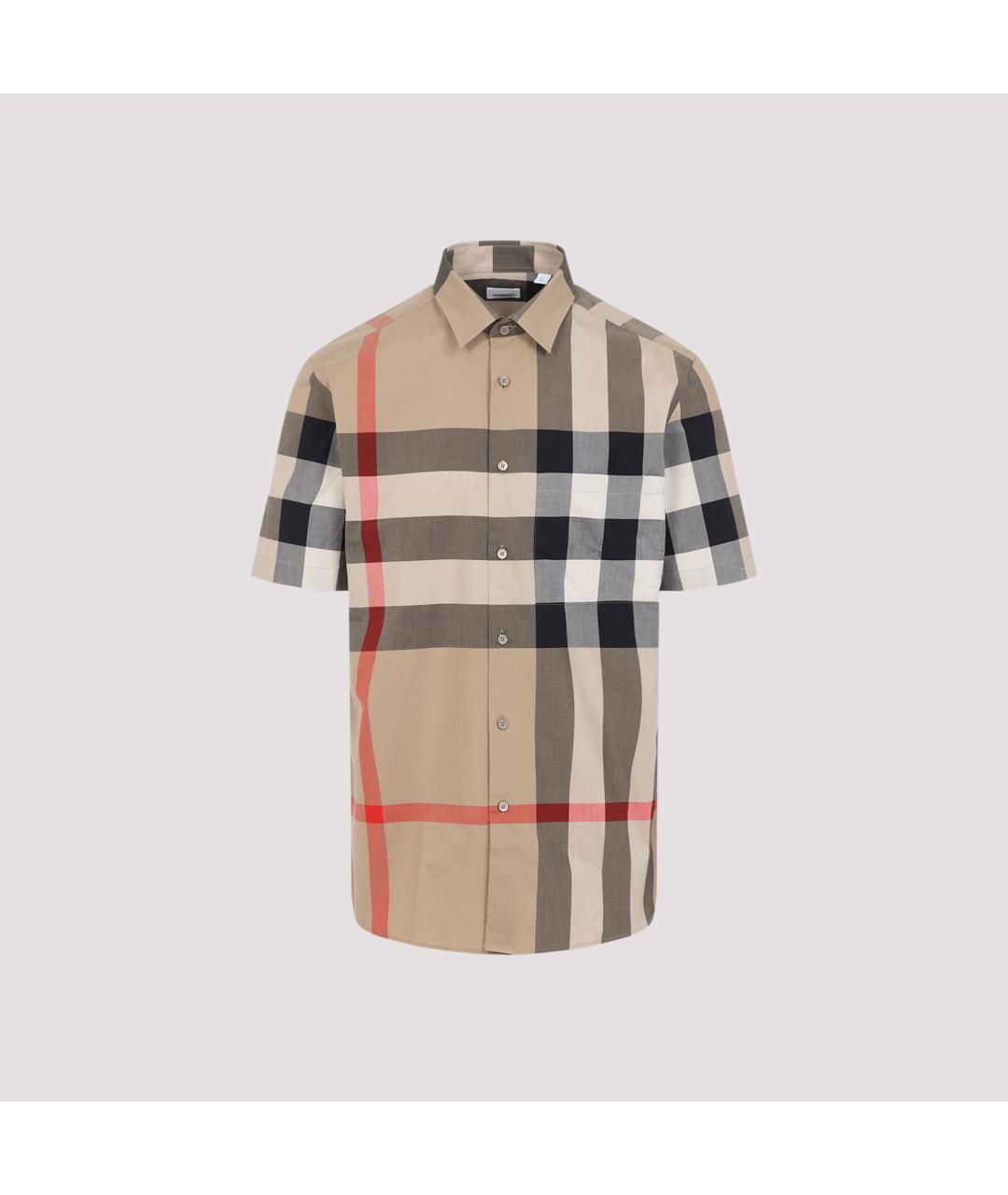 BURBERRY Мульти хлопковая кэжуал рубашка, фото 2