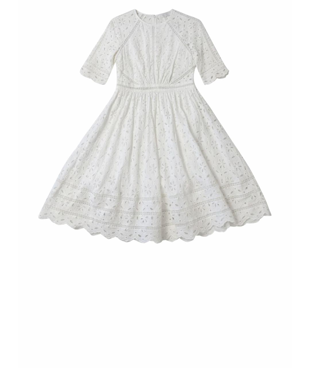 ZIMMERMANN Белое хлопковое платье, фото 1