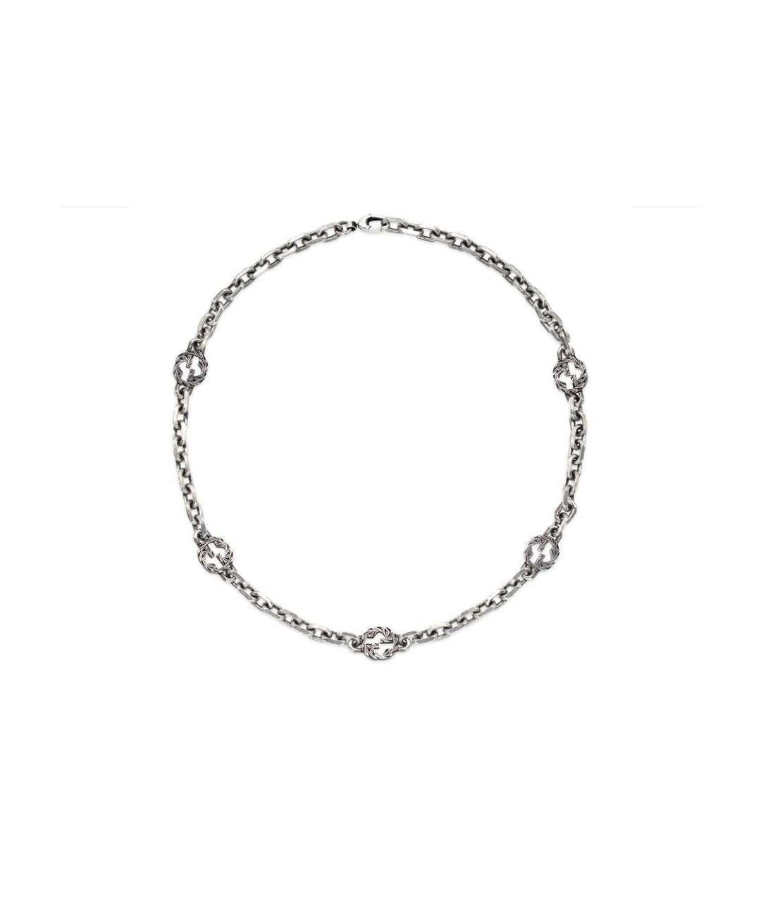 GUCCI Серебряная цепочка, фото 2