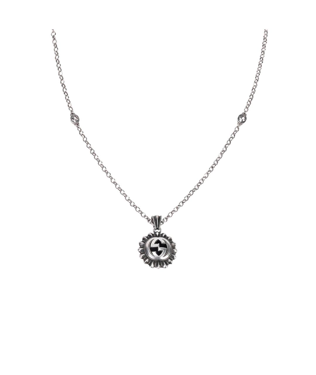 GUCCI Серебряная цепочка/подвеска, фото 2