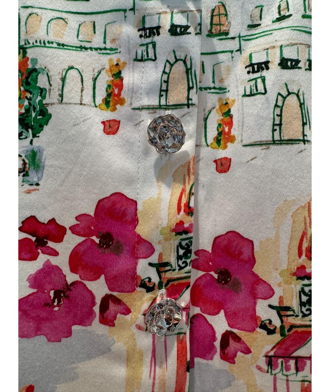 KARL LAGERFELD Белый хлопко-эластановый сарафан, фото 7