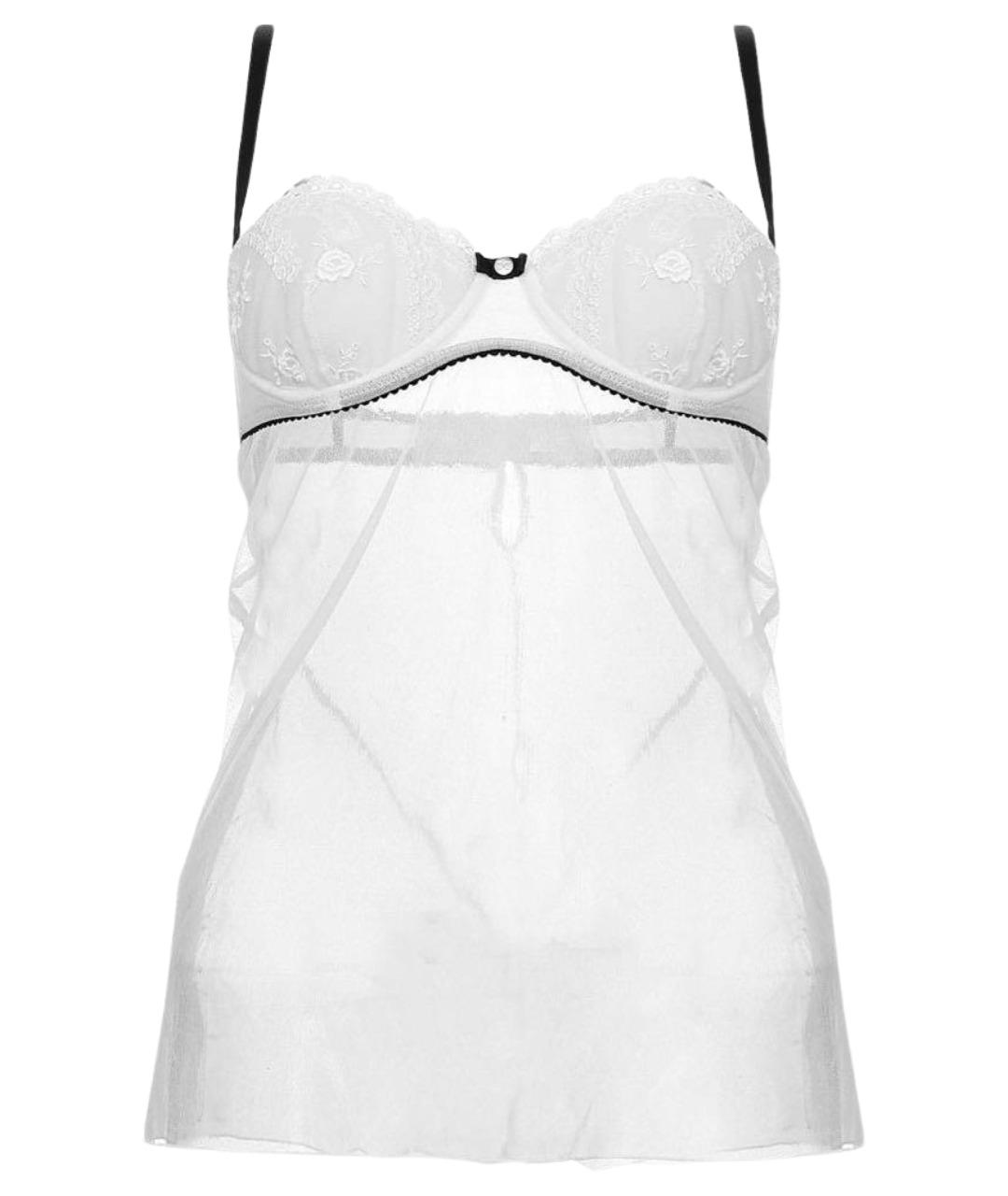 DOLCE&GABBANA Белая полиэстеровая майка, фото 1