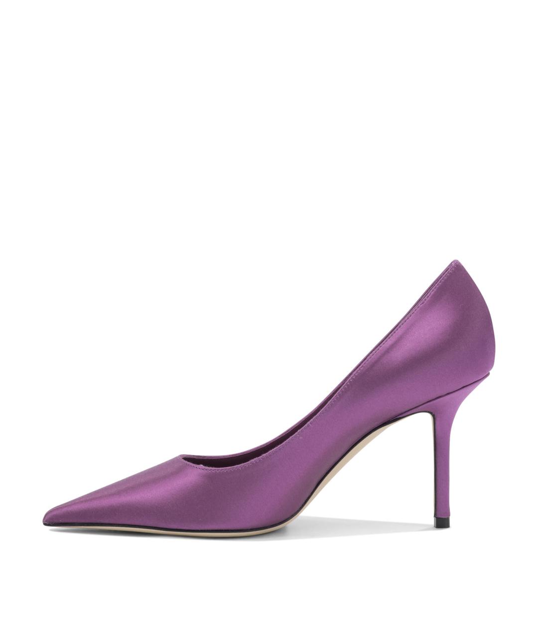 JIMMY CHOO Фиолетовые текстильные туфли, фото 3