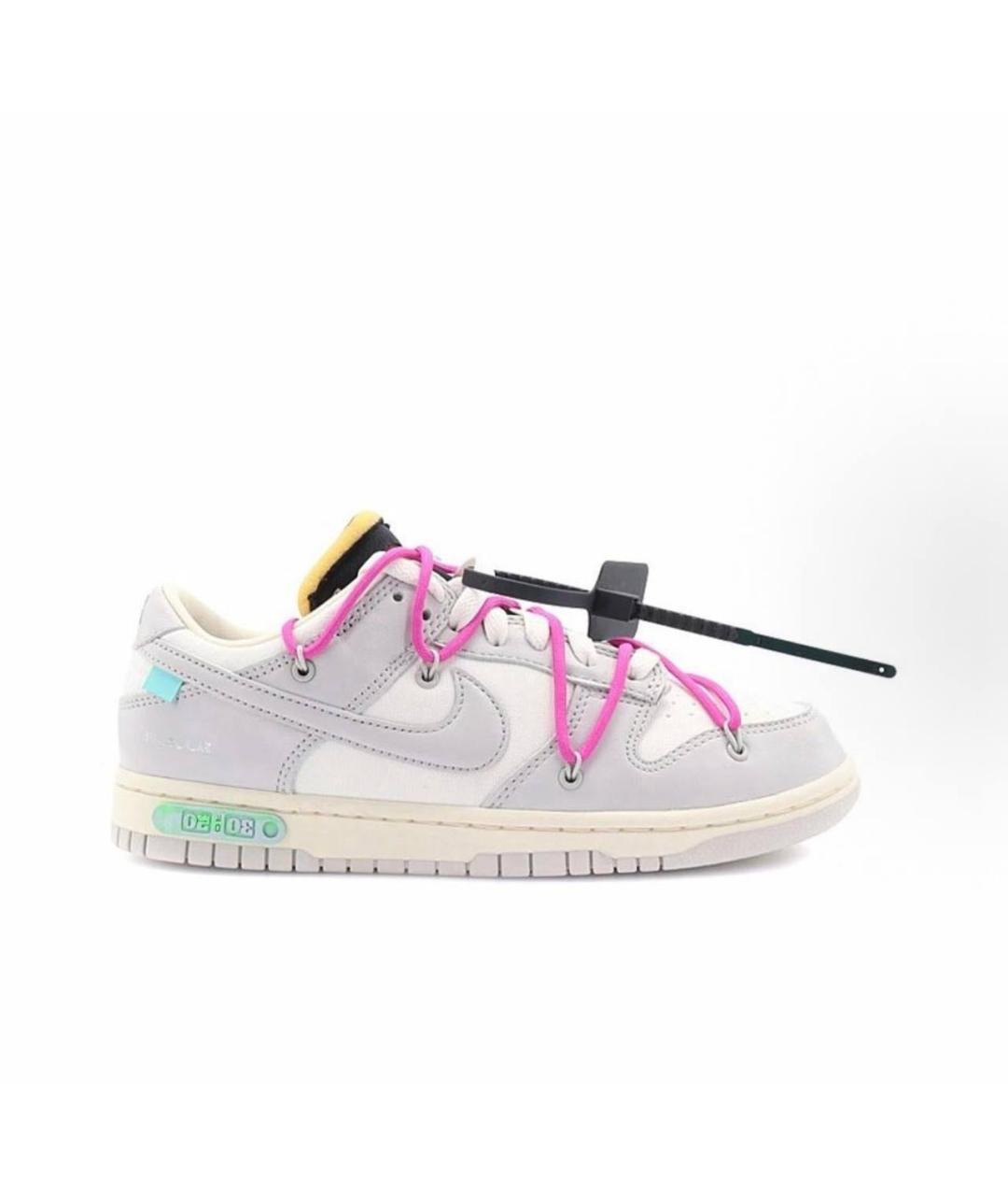 NIKE X OFF-WHITE Мульти кожаные кроссовки, фото 6