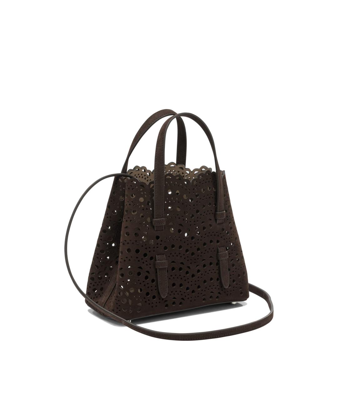 ALAIA Коричневая кожаная сумка тоут, фото 2