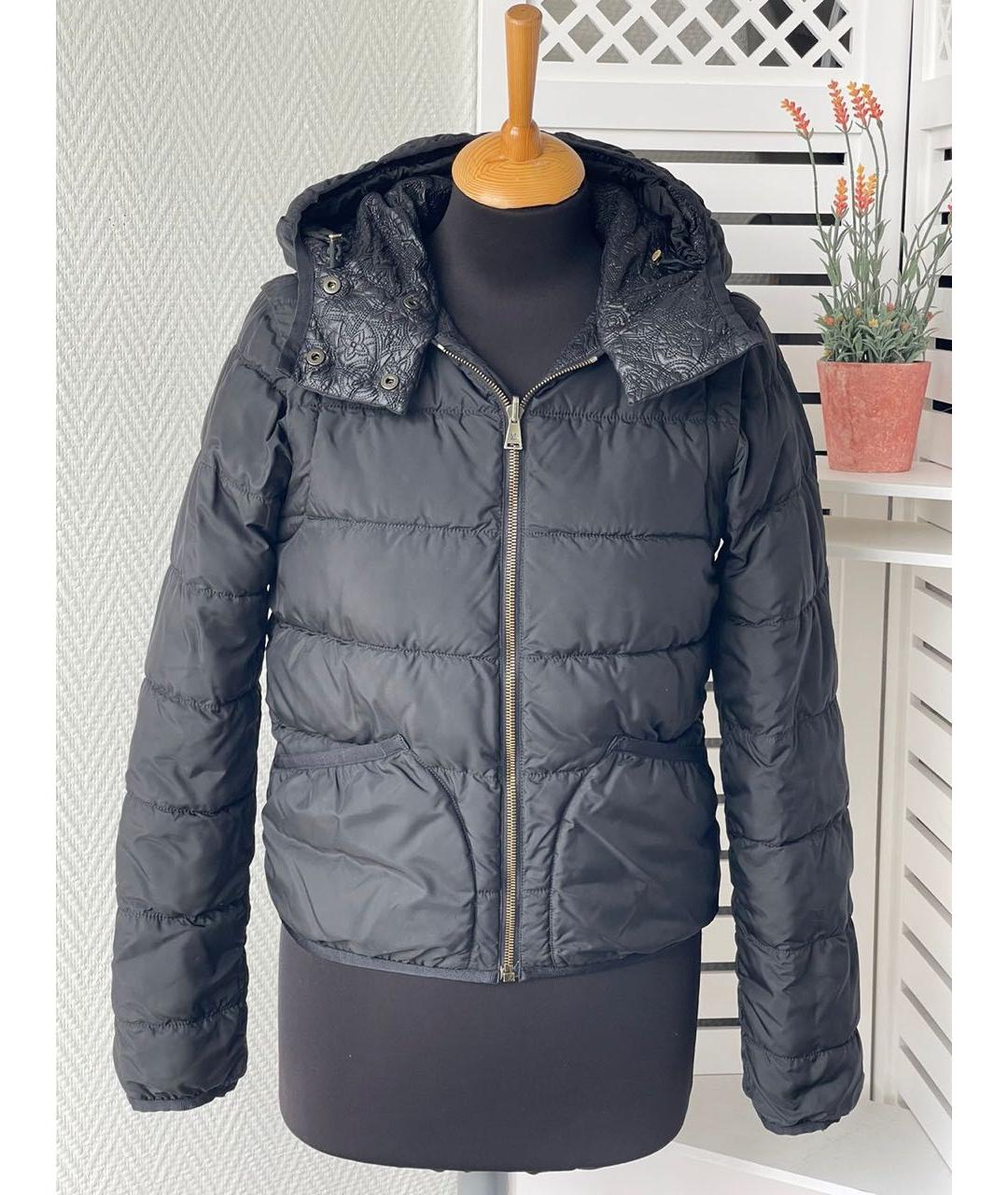 LOUIS VUITTON Черная полиэстеровая куртка, фото 2